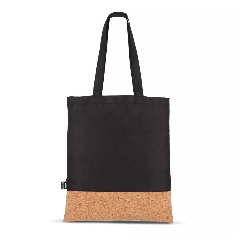 Torba transportowa R-PET i korek 35 x 40 cm - czarny (LT91393-N0002)