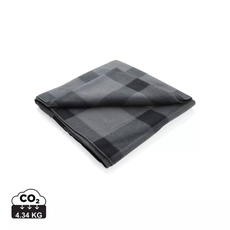 Koc polarowy 127 x 152 cm 180 g/m² - szary (P459.052)