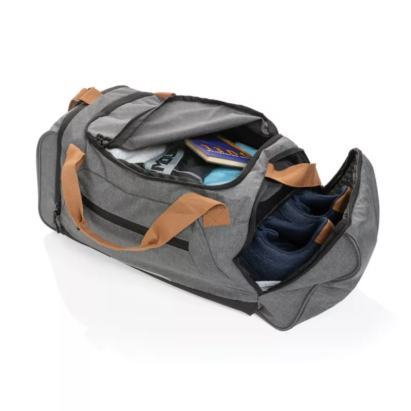 Torba sportowa, podróżna Impact AWARE™ rPET Urban - szary (P707.092)