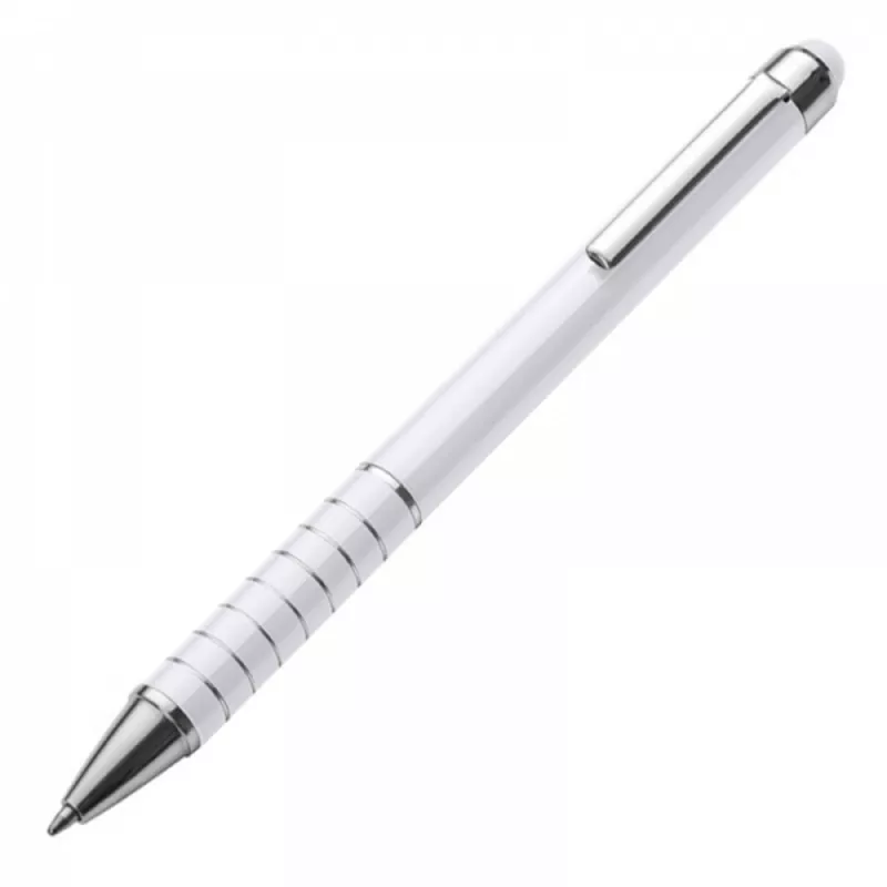 Długopis metalowy touch pen LUEBO - biały (041806)
