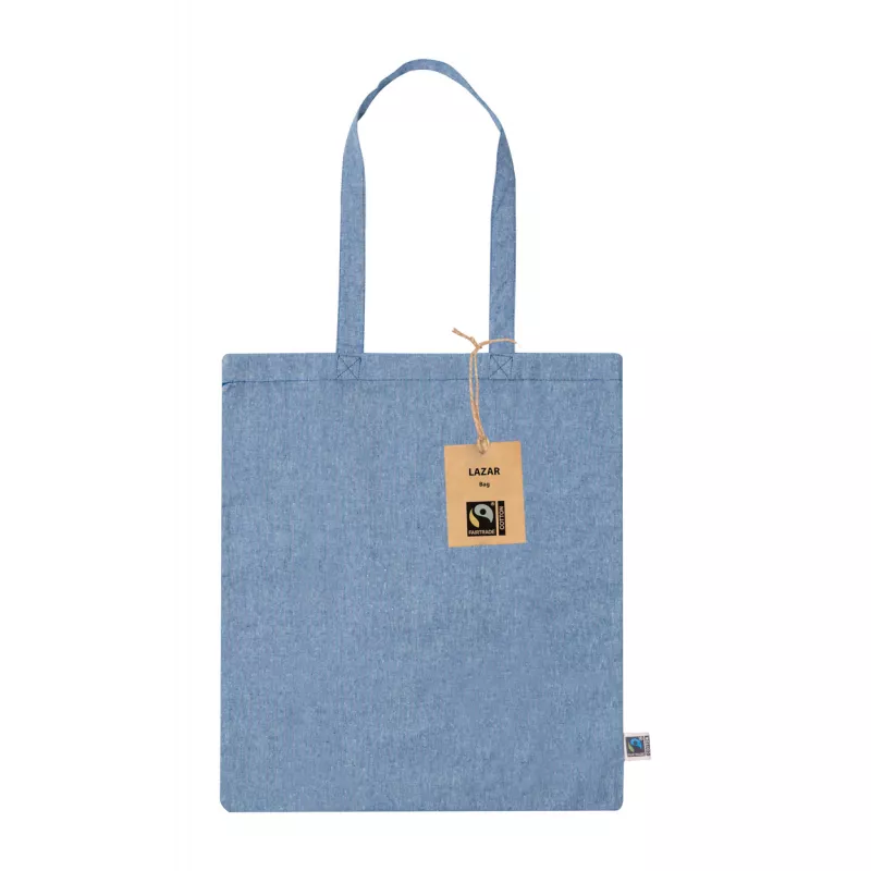 Lazar torba na zakupy "fairtrade" - niebieski (AP733877-06)