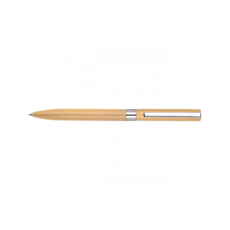 Długopis aluminiowy żelowy HUELVA - beżowy (374213)