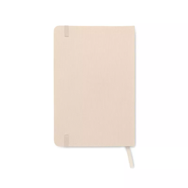 Notes A5 w okładce z RPET 80 kartek w linię NOTE RPET - Zgaszona Biel (MO9966-43)