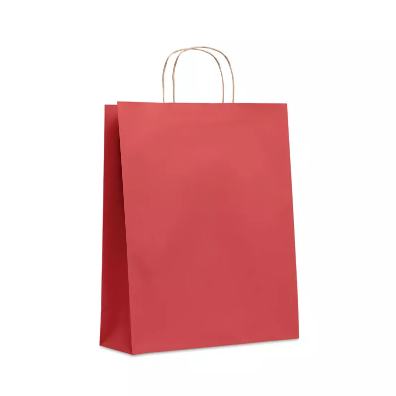 Torba prezentowa papierowa duża 90 g/m² PAPER TONE L - Czerwony (MO6174-05)