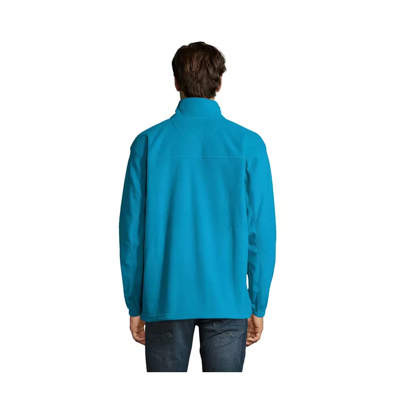 Bluza polarowa męska rozpinana 300 g/m² Sol's NORTH - Aqua (S55000-AQ)