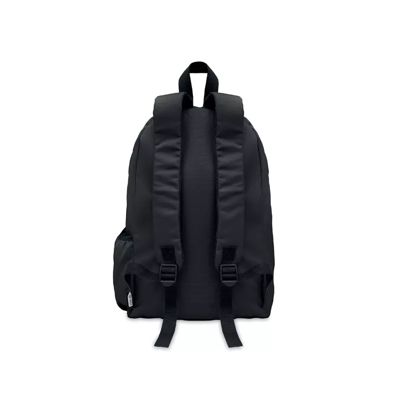 Plecak RPET 600D z wyściełanymi plecami BAPAL+ - Czarny (MO6703-03)