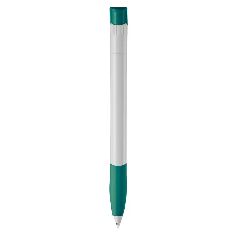 Długopis Apollo (kolor nietransparentny) - biało / turkusowy (LT87100-N0137)