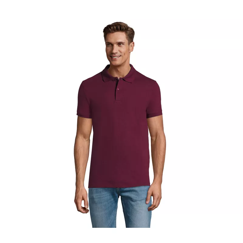 Koszulka polo męska piqué 180 g/m² Sol's PERFECT MEN - Burgundy (S11346-BG)