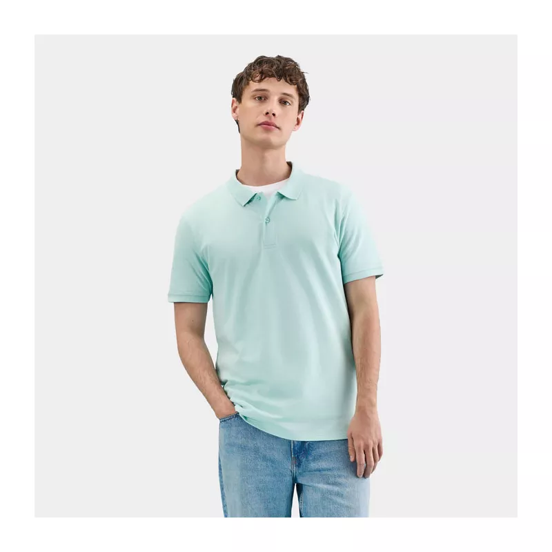 Polo męskie organiczne 170 g/m² Sol's PLANET MEN - Arctic Blue (S03566-AA)