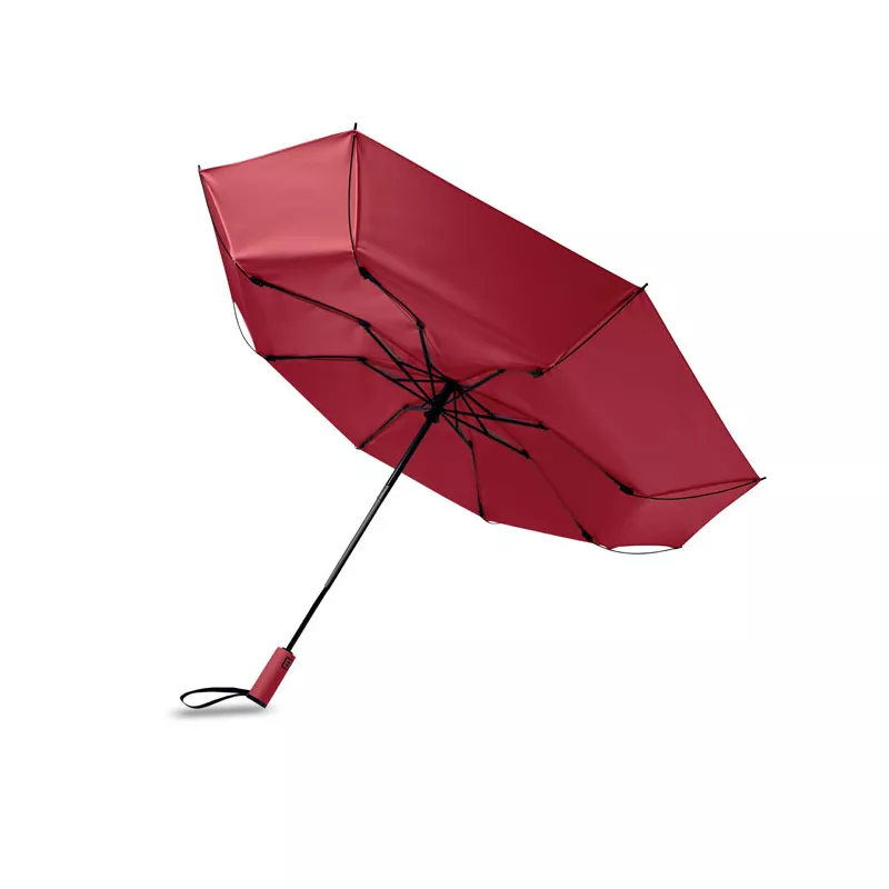 Parasol odwrotny składany 23" z RPET AGUMBE - Burgund (MO2925-02)