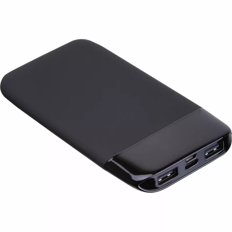 Power bank z podświetlanym logo 8000 mAh FLOYD - czarny (3543603)