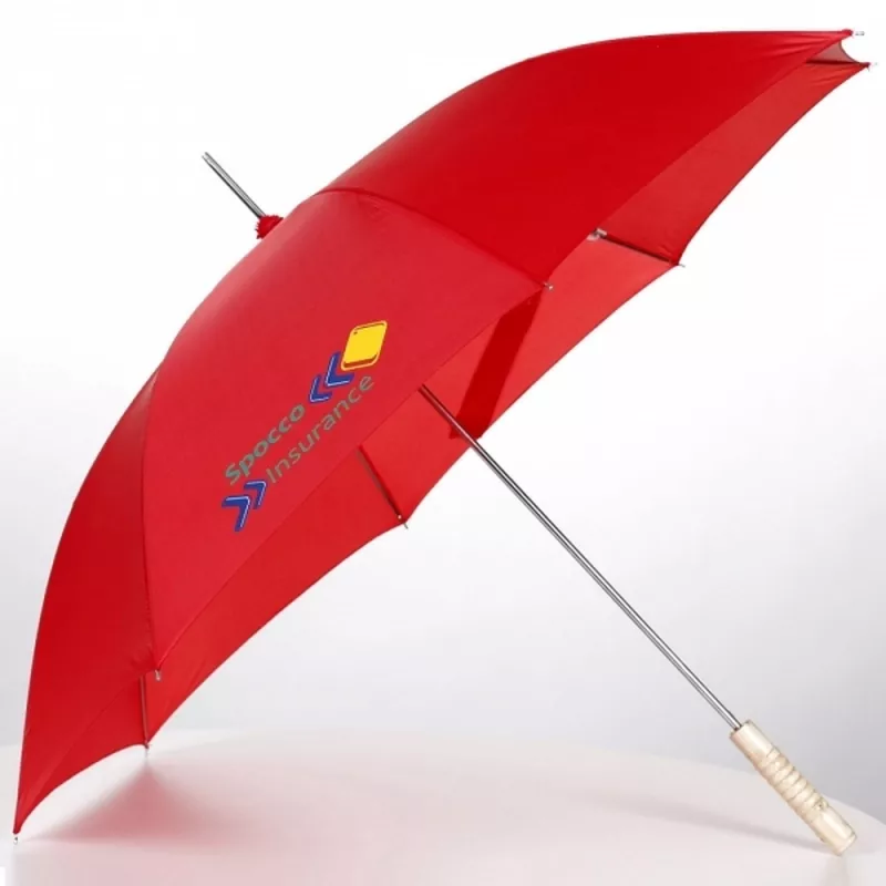 Parasol automatyczny Ø100 cm LE MANS - czerwony (508605)