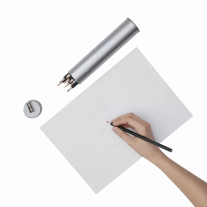 Komplet 20 kredek - srebrny (56-0504074)