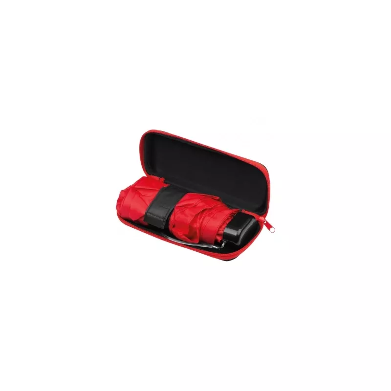 Mini parasol kieszonkowy ø92 cm - czerwony (4094005)