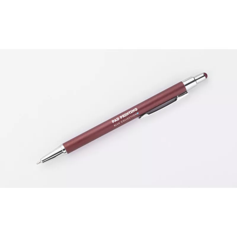 Długopis touch DAWEI - bordowy (19645-11)