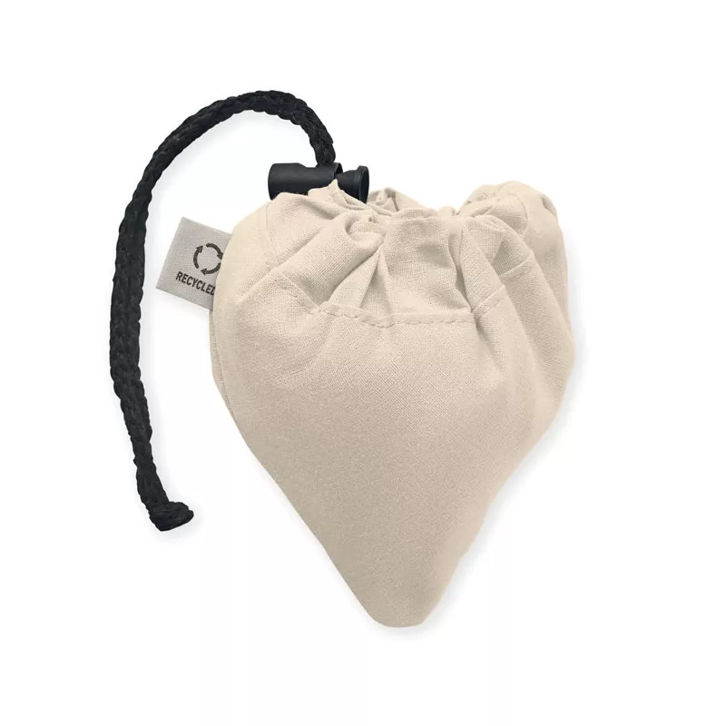 Torba składana z bawełny z recyklingu 140 g/m² CARRIE - Bezowy (MO2486-13)