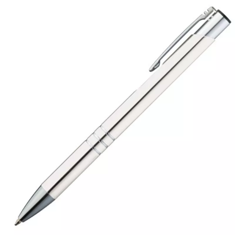 Długopis metalowy ASCOT - biały (333906)