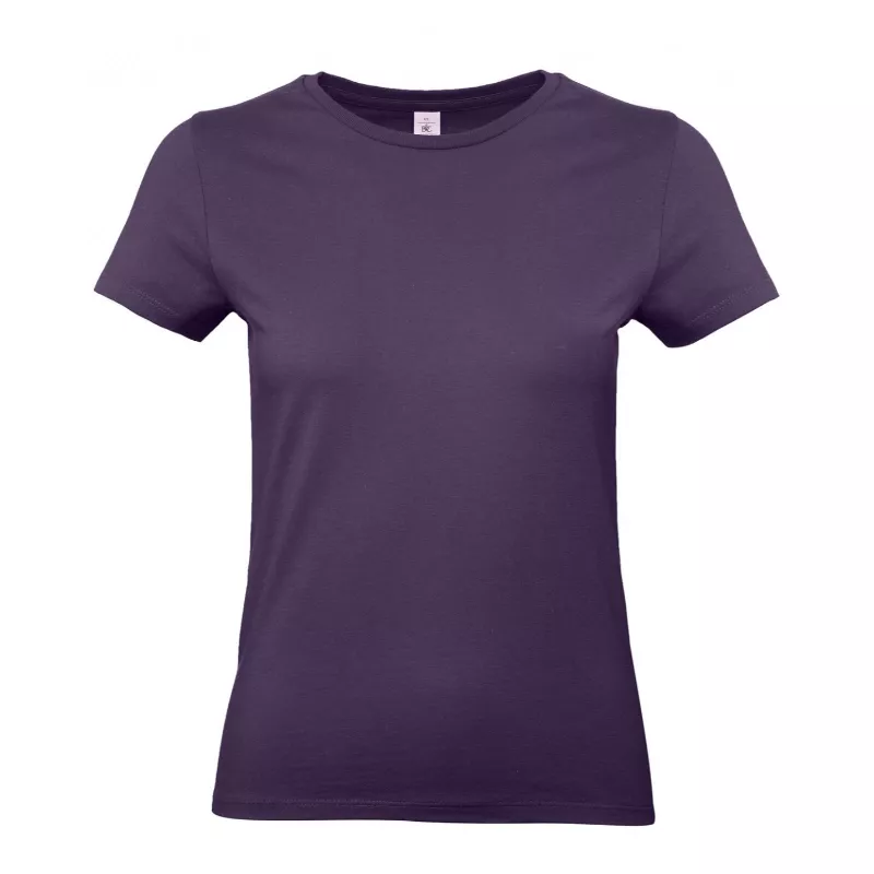 Damska koszulka reklamowa 185 g/m² B&C #E190 / WOMEN - Radiant Purple (351) (TW04T/E190-RADIANT PURPLE)