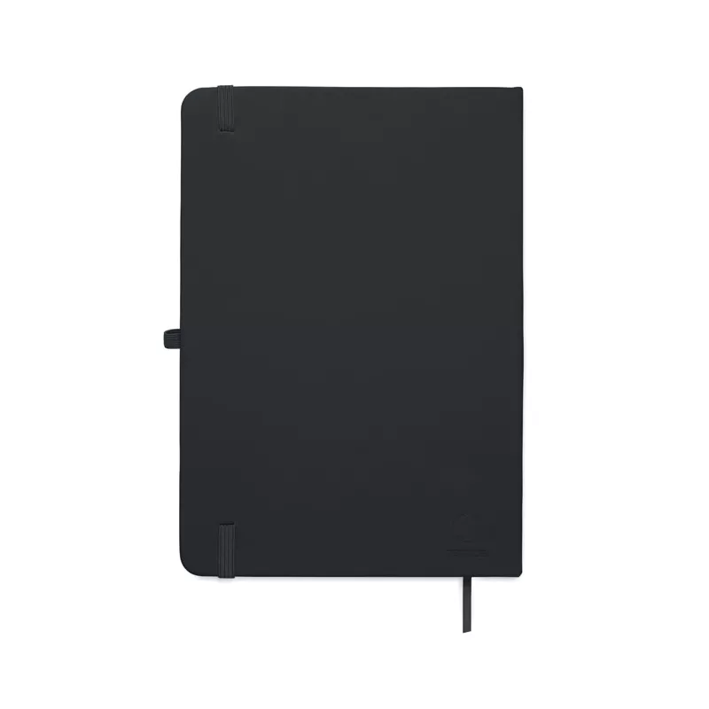 Notes A5 w okładce z PU 96 kartek w linię ARCOLOOP - Czarny (MO3124-03)