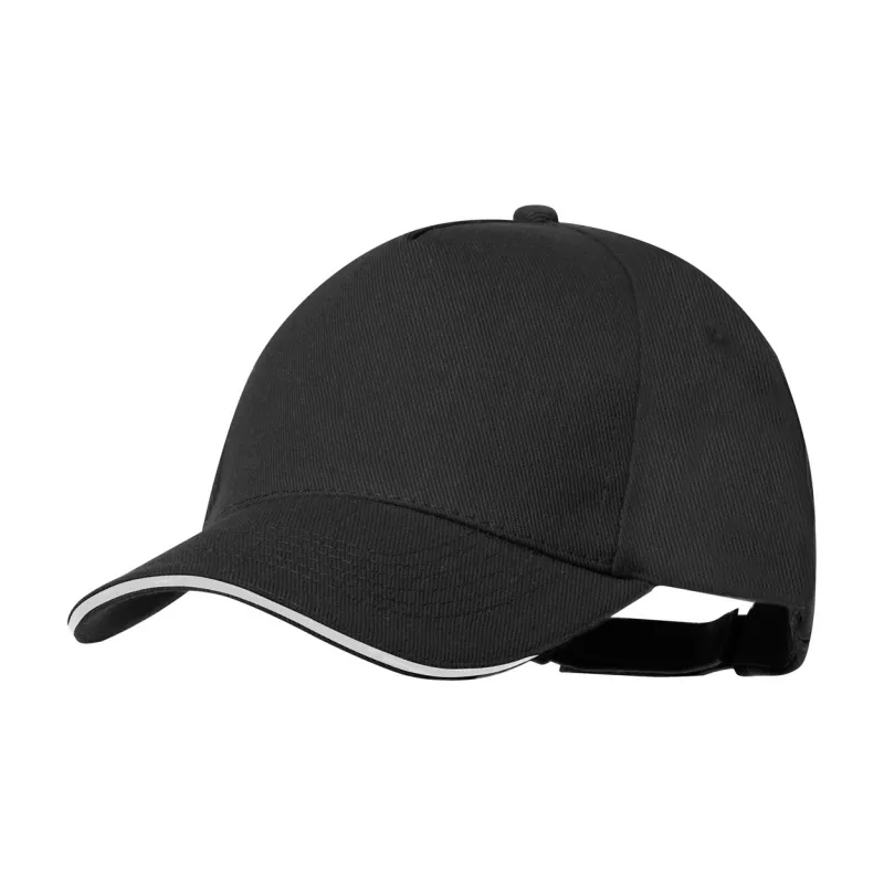 Sandrok czapka z daszkiem RPET - czarny (AP733935-10)