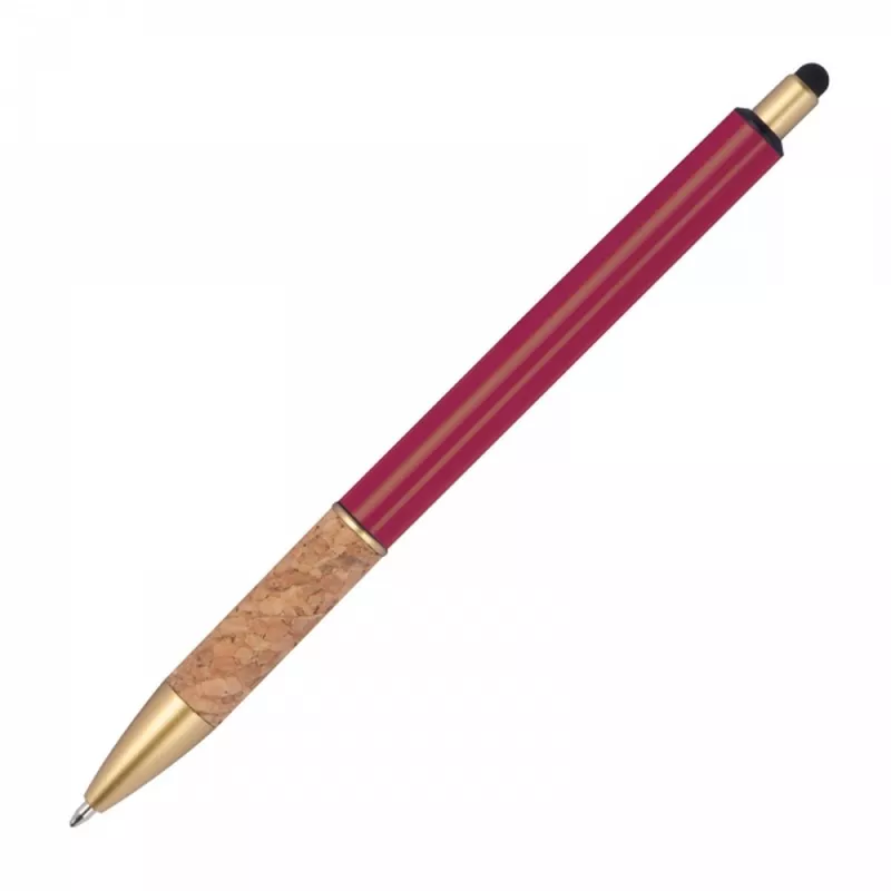 Długopis metalowy touch pen MARIAN - bordowy (1369002)