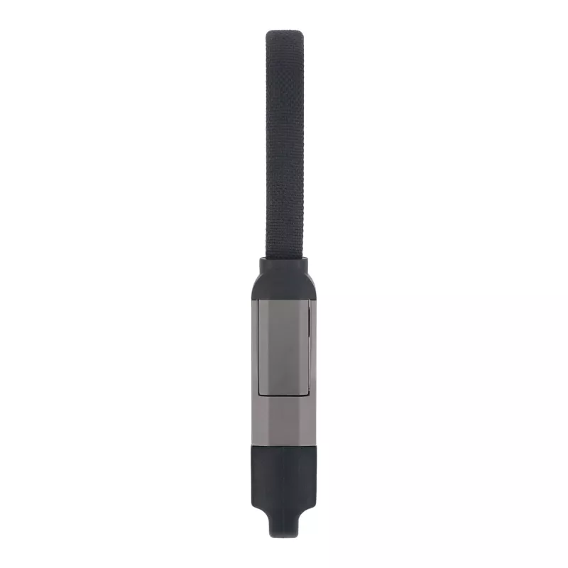 Wielofunkcyjny brelok OTG z kablem 4 w 1 o mocy 60W - czarny (LT95660-N0002)