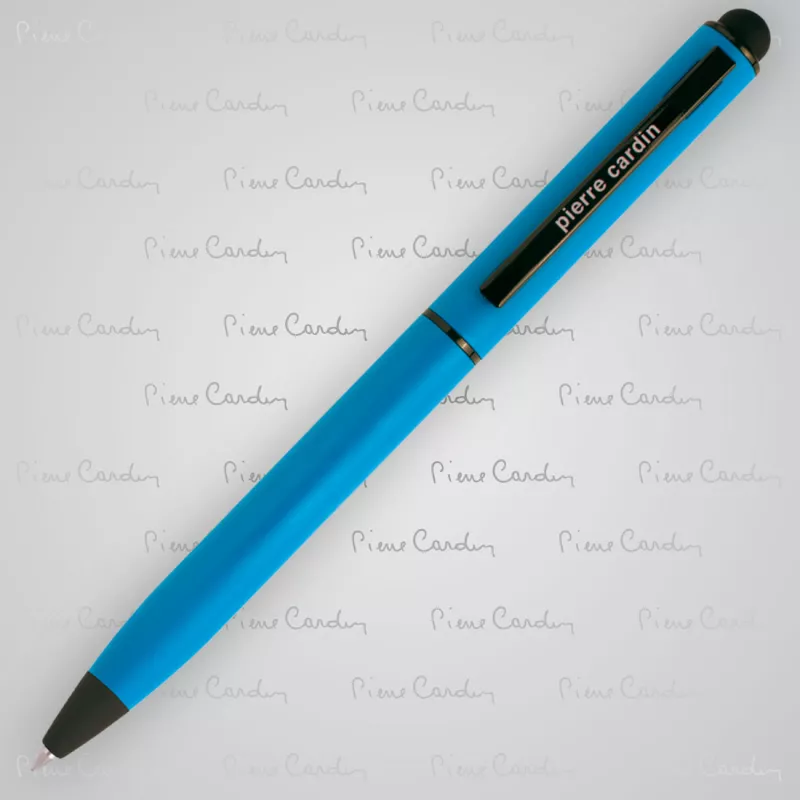 Długopis metalowy touch pen, soft touch CELEBRATION Pierre Cardin - jasnoniebieski (B0101705IP324)