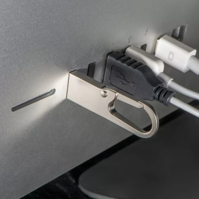 Pendrive metalowy 8GB 2.0 DONALD - szary (2099207)