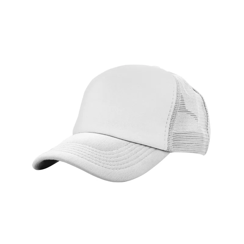 Czapka z daszkiem typu trucker z poliestru 120 g/m² #3803 - Biały (HW-3803-WHITE)