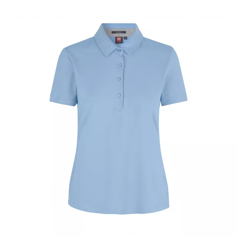 Koszulka bawełniana 185 g/m² ID Polo biznes/Jersey damska 0535 - Light Blue (0535-LIGHT BLUE)