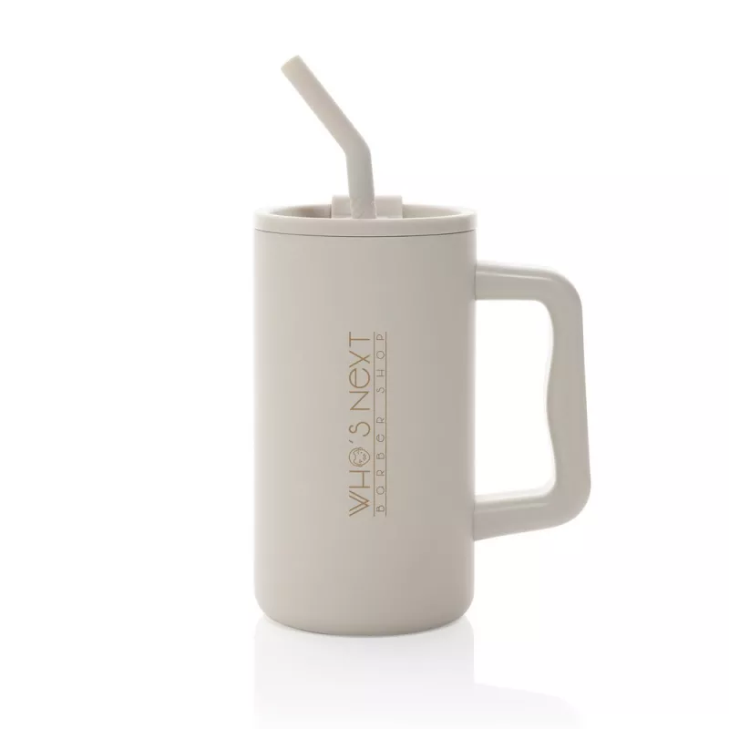 Kubek termiczny 800 ml Cube - beżowy (P437.3119)