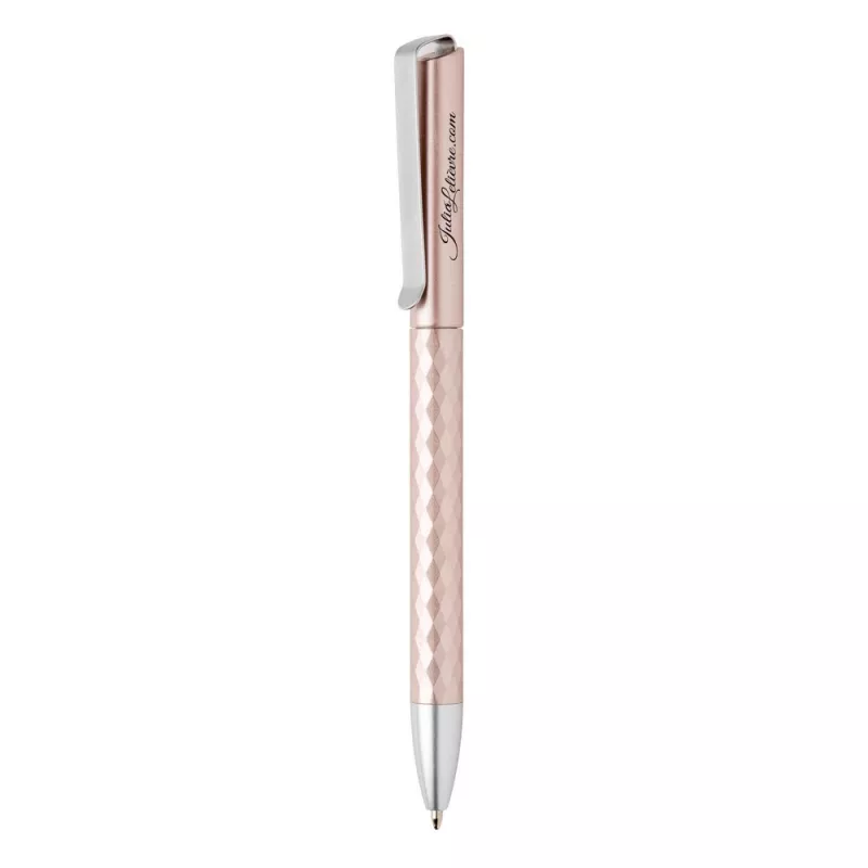 Długopis z ABS z metalowym klipem X3.1 - różowy (P610.930)