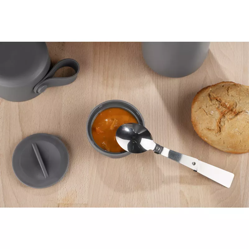 Pojemnik termiczny NOMIO 600 ml - szary (16558-14)