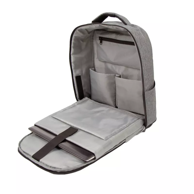 Plecak na laptopa 15,6" RPET B'RIGHT | Henry - szary (V8298-19)