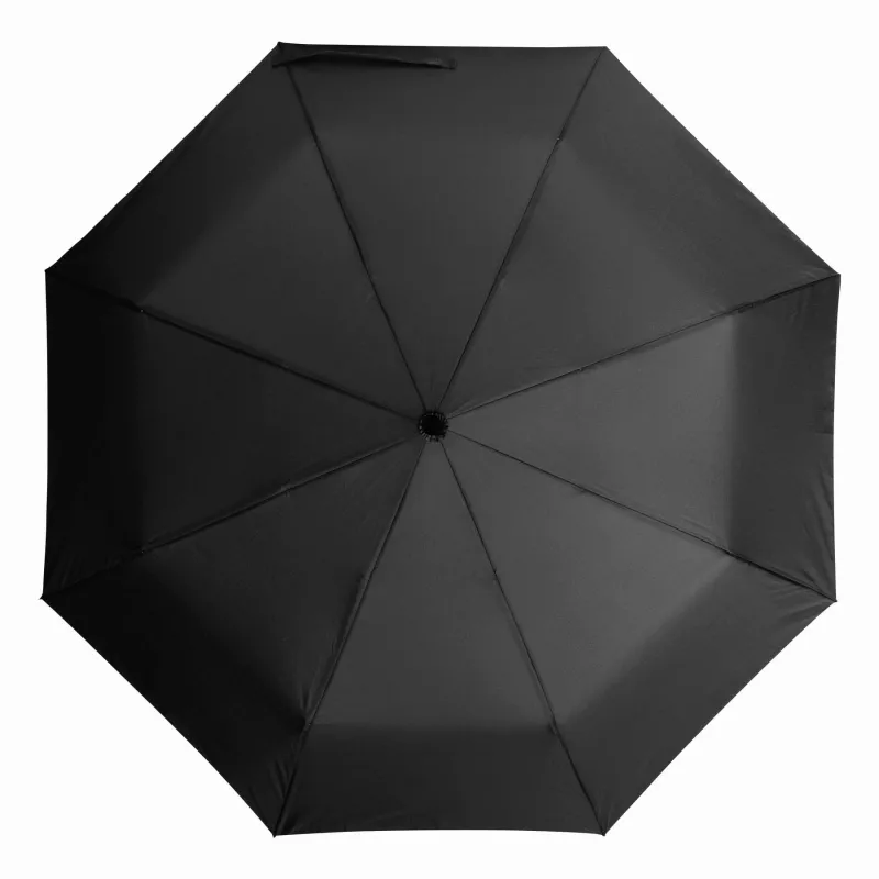 Automatyczny, wiatroodporny, kieszonkowy parasol - czarny (56-0101183)