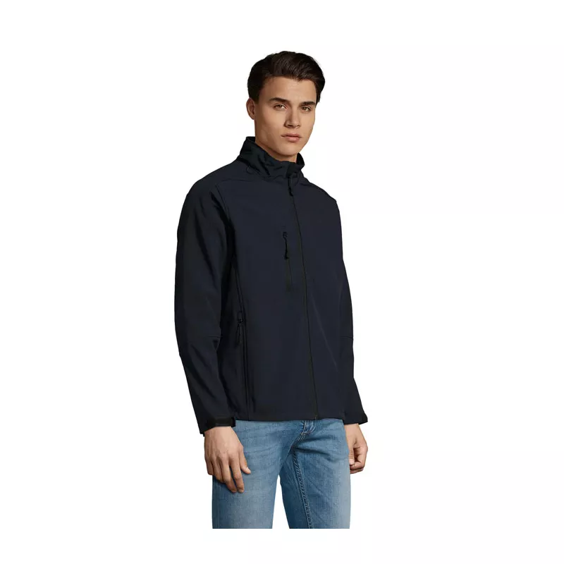 Softshell męski 3-warstwowy 340 g/m² Sol's RELAX - Abyss Blue (S46600-AB)