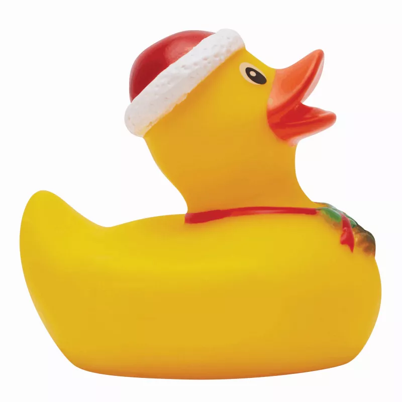 Świąteczna gumowa kaczka - żółty (56-0909027)