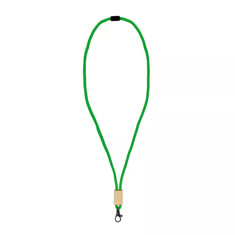 Paracord R-PET lanyard - zielony (LT95306-N0031)