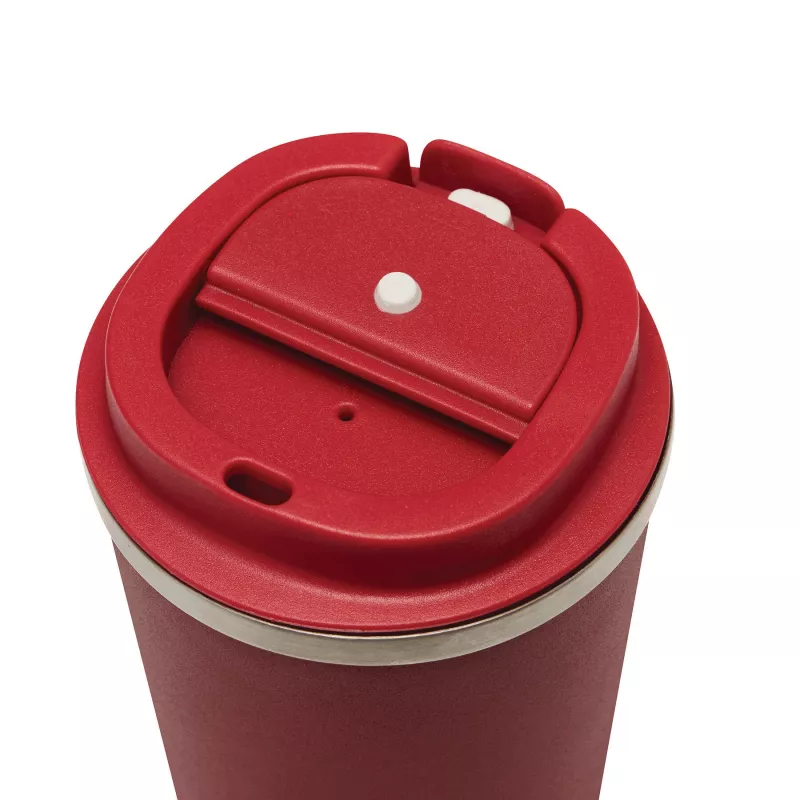 Butelka termiczna z podwójną izolacją - czerwony (56-0304735)