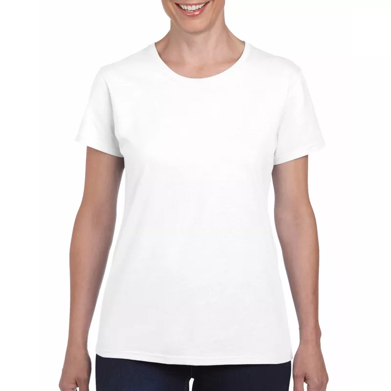 Koszulka bawełniana 180 g/m² Gildan Heavy Cotton™ - DAMSKA - White  (5000L-WHITE)