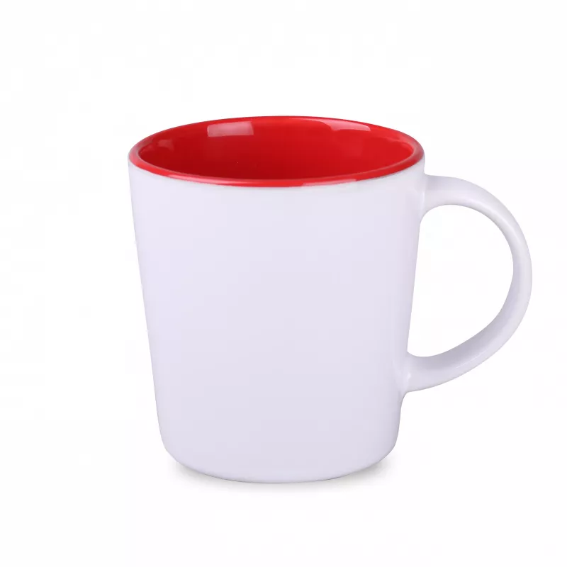 Kubek pod sublimację Berg Art Solid (380 ml) - biało-czerwony (M/548-BIAŁO/CZERWONY)