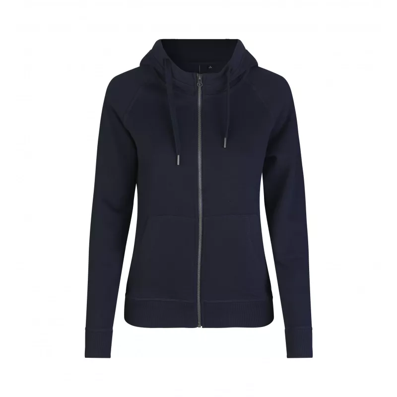 Bluza damska z kapturem ID CORE/zip 0639 300 g/m² - Navy (0639-NAVY)