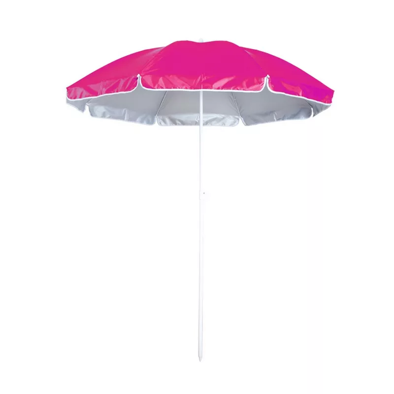 Parasol plażowy ø147 cm - fuksja (V7675-31)