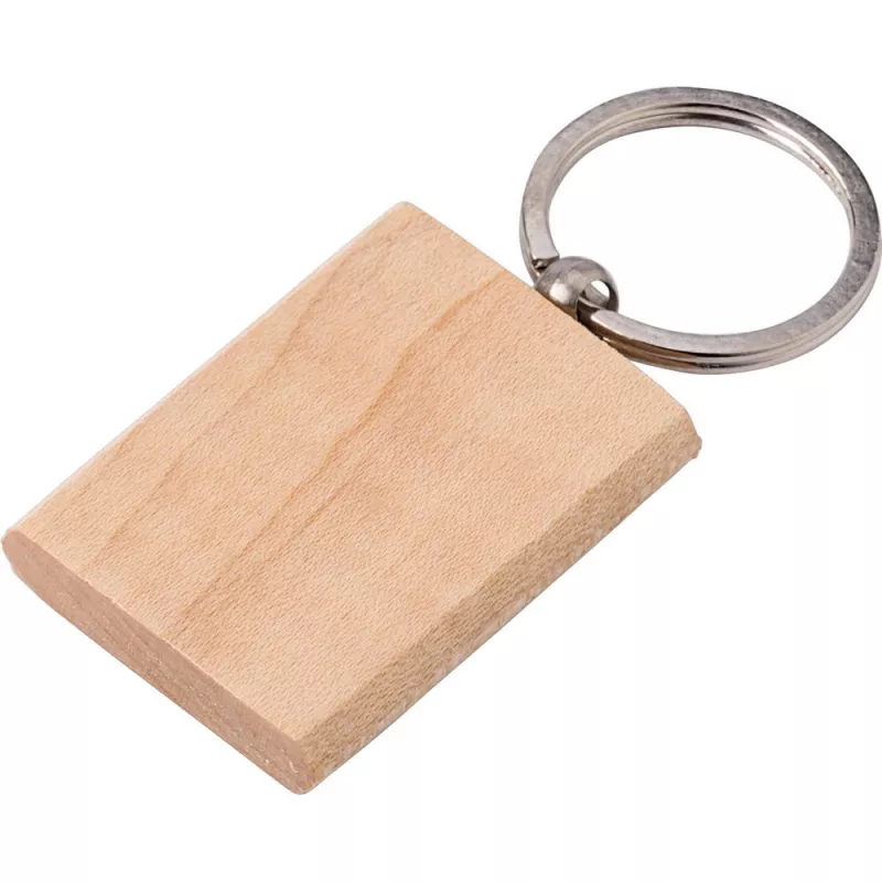 Drewniany brelok do kluczy - drewno (V0550-17)