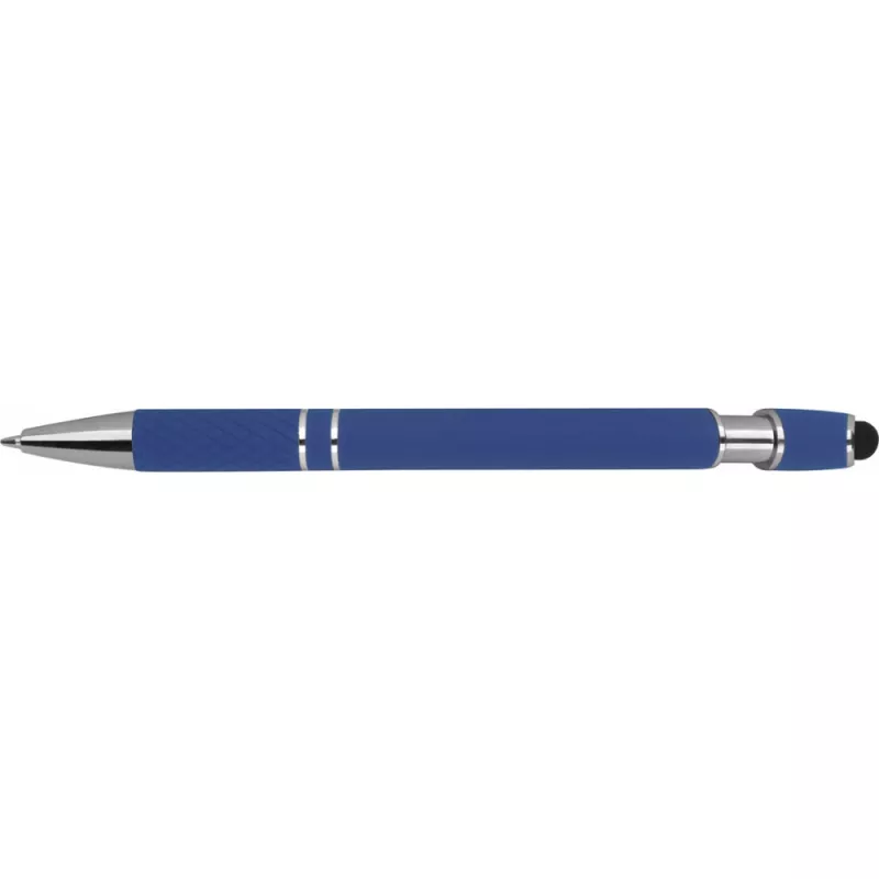 Długopis plastikowy touch pen - niebieski (1368904)