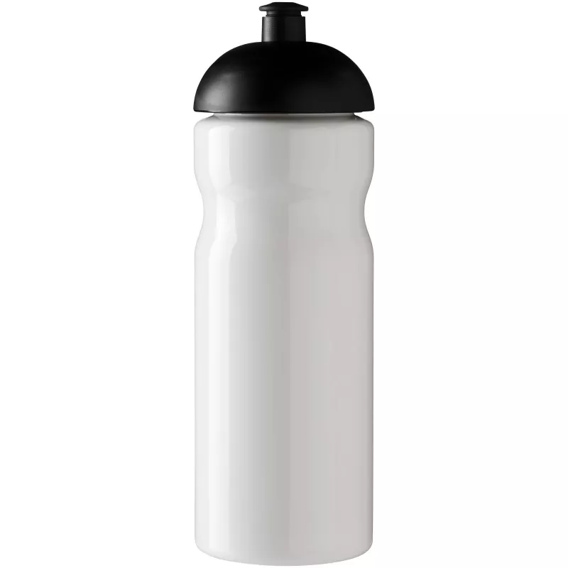 Bidon H2O Base® o pojemności 650 ml z wypukłym wieczkiem - Biały-Czarny (21004715)