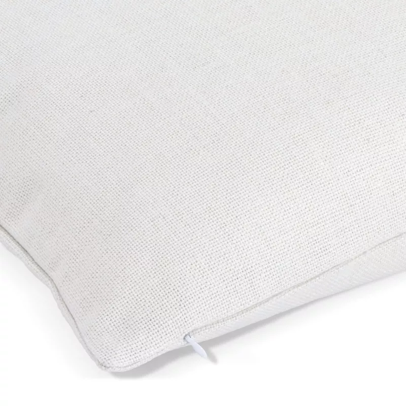 Poszewka z poli-lnu i poduszka 40x40 cm sublimacja - ecru (LT97228-N0054)