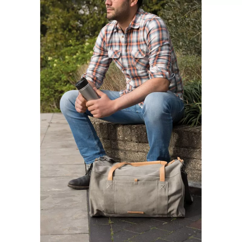Torba sportowa, podróżna - szary (P762.472)