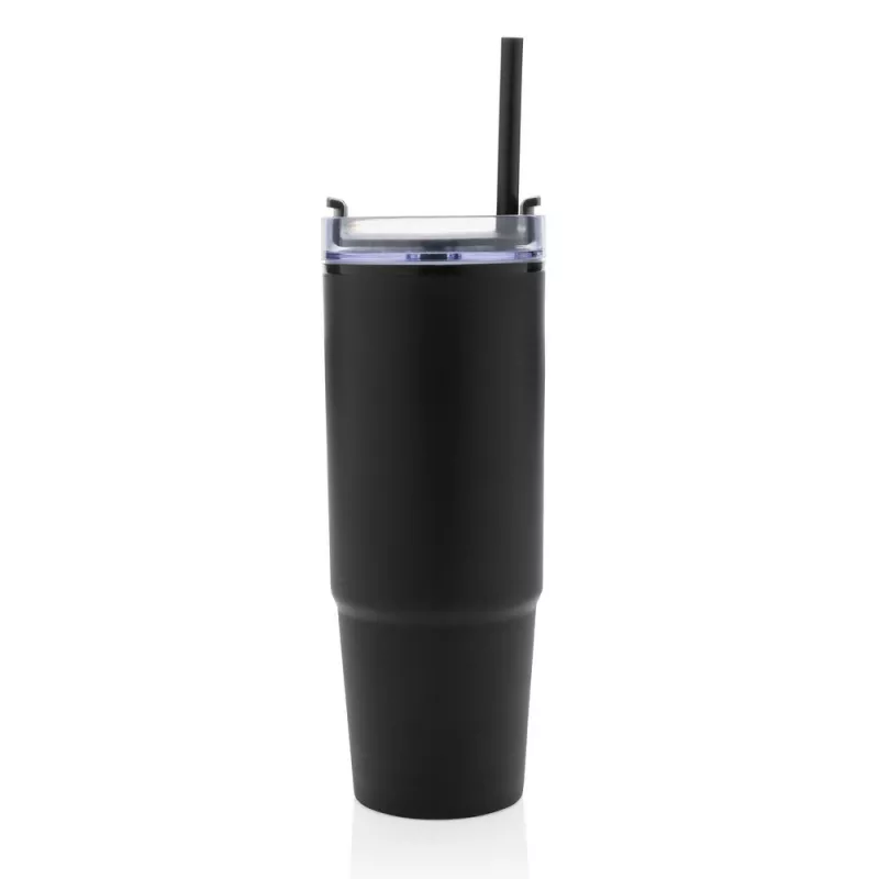 Kubek podróżny 900 ml Tana, plastik z recyklingu - czarny (P437.101)