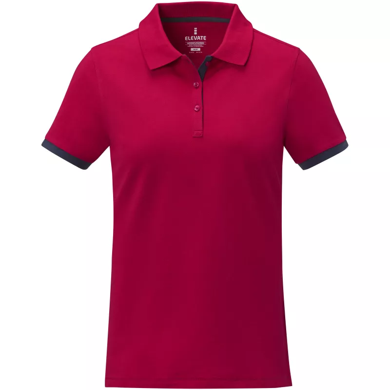 Damska koszulka polo duotone Morgan z krótkim rękawem - Czerwony (38111-RED)